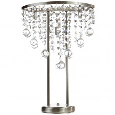 Πορτατίφ 3xG9 Μεταλλικό με Διάφανα Κρύσταλλα 3360